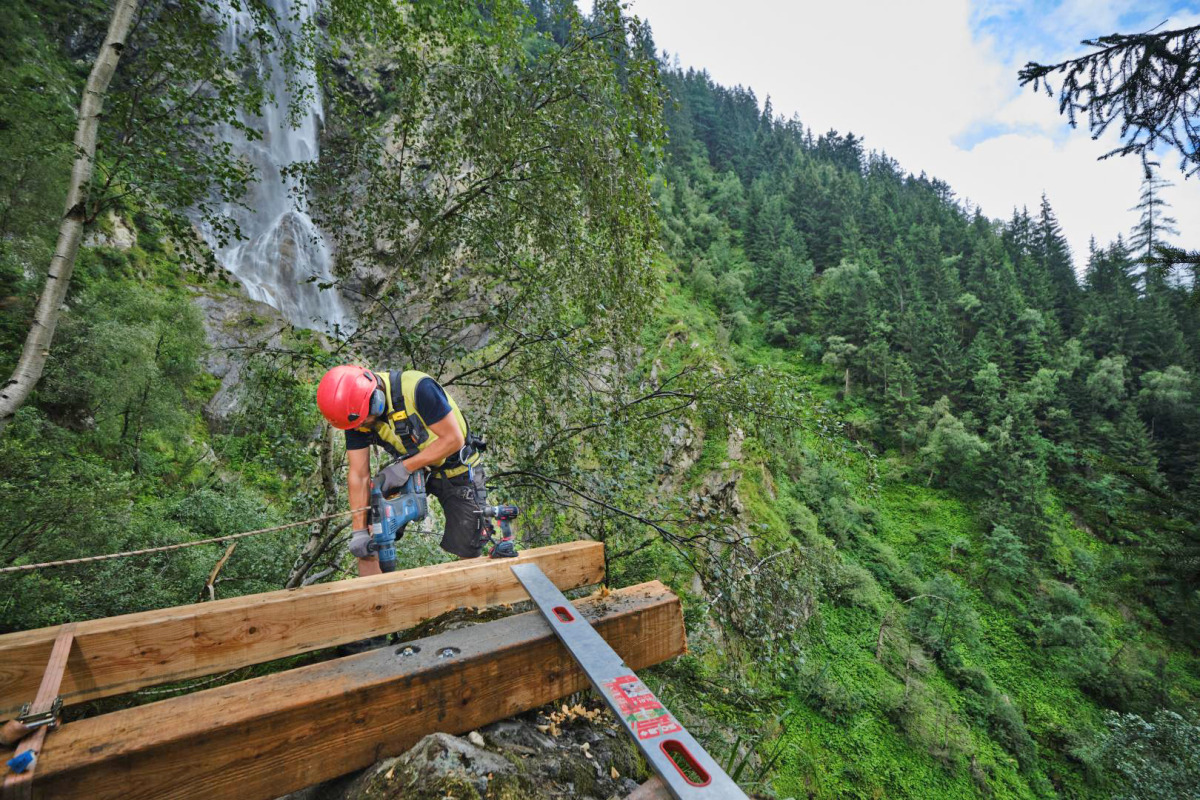 Aussichtsplattform Stubaier Alpen Naturidea Bosch Professional