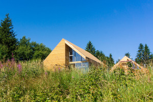  Feriendorf Wasserkuppe Häuser Holzbau 