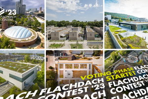  Zur Wahl beim „Flachdach-Contest 2023“ stehen unterschiedliche Objekte: vom klassischen Bürogebäude oder Gewerbebau über die Kita bis hin zum großen Wohnungsbauprojekt, Forschungszentrum oder Schulbau 