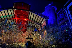  Am Abend des ersten Kongresstages gab es eine Stirnlampenführung durch den Landschaftspark Duisburg-Nord 