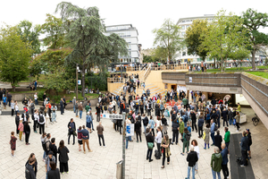  Die Baukonstruktion soll auch neue Perspektiven auf den Ebertplatz bieten.  