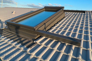  Lideko Dachschiebefenster Classic nach dem Einbau 