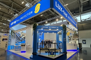  Der Hersteller LUX-top aus dem luxemburgische Beyren stellt auf der Messe Dach+Holz Systeme und Produkte zur Absturzsicherung vor   