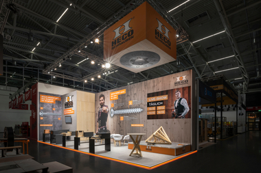 HECO_Messestand Messe Dach+Holz