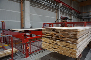  Brettlagen Massivholzwandherstellung 