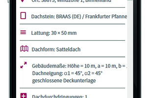  Das Online-Programm „FOS Windcheck“ für die Windsogberechnung ermöglicht die Auswahl des passenden Klammertyps und liefert Informationen zur Verlegung, Bereichseinteilung und benötigten Stückzahl 