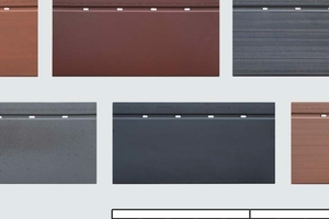  Den Fassadenziegel „Motio“ bietet Creaton in neun verschiedenen Farben an. Hergestellt wird er aus den natürlichen Rohstoffen Ton und Lehm 
