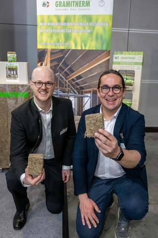 Gewinner des Start-Up-Awards der Messe Dach+Holz 2024 ist die Firma Gramitherm Europe