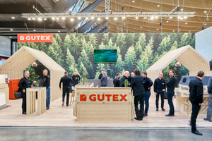  Der Gutex-Messestand auf der Messe Dach+Holz 2024 in Stuttgart 