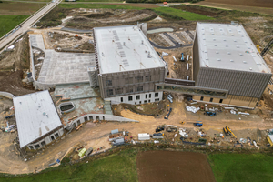  Im Industriegebiet „Gügling Nord IV“ in Schwäbisch Gmünd baut die Weleda AG ein neues Logistikzentrum 