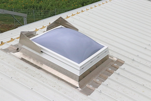  Perfekte Ausschnitte sind die Basis für den Einbau von Tageslichtelementen, die zuverlässig dicht sind und nur einen minimalen Wärmeaustrag zulassen 