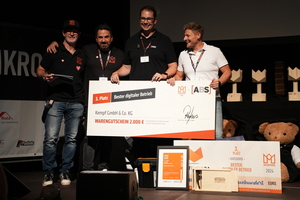  Die Kempf GmbH &amp; Co. KG aus Hornberg (Sanitär, Heizung, Klempnerarbeiten und Solartechnik), wurde mit dem 3. Platz in der Kategorie „Bester digitaler Betrieb“ ausgezeichnet  