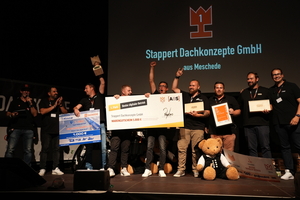  In der Kategorie „Bester digitaler Betrieb“ belegte die Firma Stappert Dachkonzepte aus Meschede den ersten Platz 