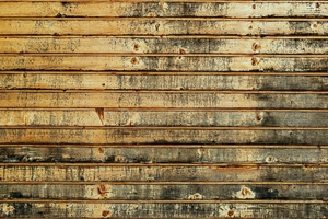  Mit der Zeit können auf unbehandeltem Holz uneinheitliche, fleckige Verfärbungen und Oberflächenveränderungen entstehen 