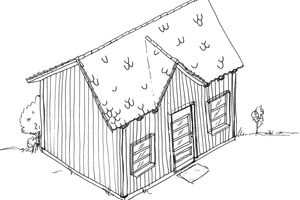  Erste Projektskizze des Bauvorhabens von einer ehemaligen Auszubildenden  