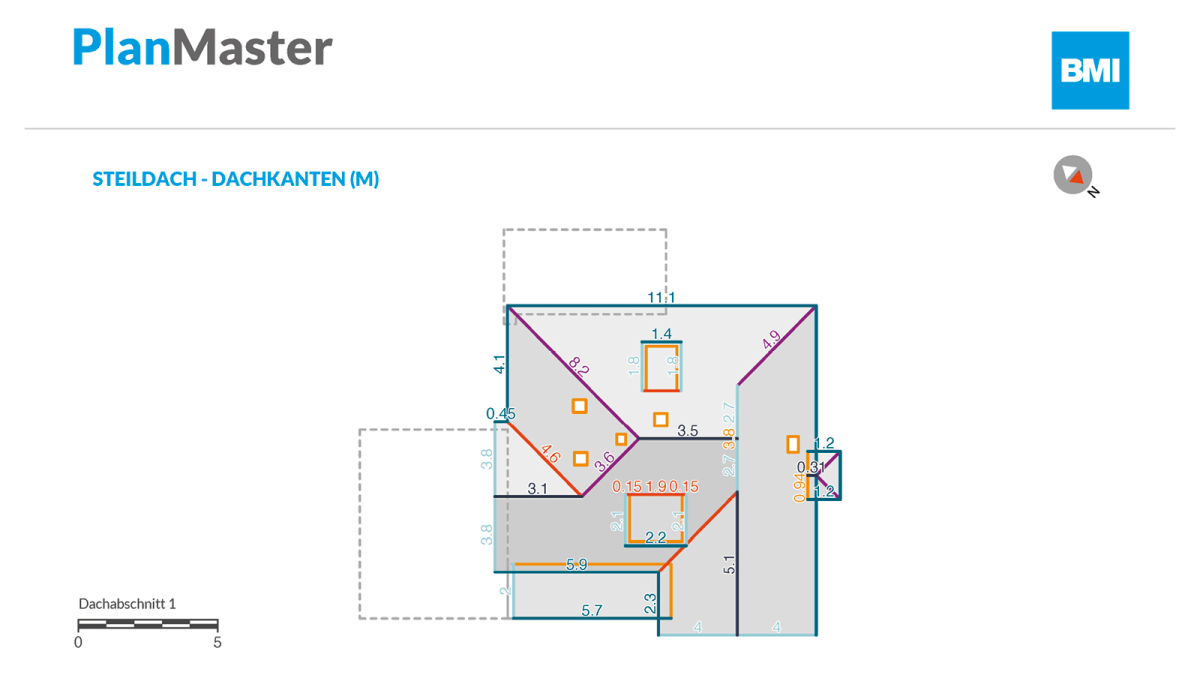 Planmaster Indication Example Unterstützung, die sich rechnet: digitale Dachvermessung mit PlanMaster ...