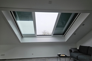  Die Fenster lassen sich genauso weit öffnen, wie gerade gewünscht, ebenso wie die Rollläden. In Abwesenheit der Nutzer tritt der Wind- und Regenwächter in Aktion: Bei Regen schließen die Fenster automatisch, bei starker Sonneneinstrahlung werden die Rollläden heruntergefahren 