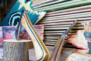  Mittlerweile sind viele weitere Upcycling-Objekte entstanden, die Moritz Bacher unter anderem auf Instagram vorstellt 