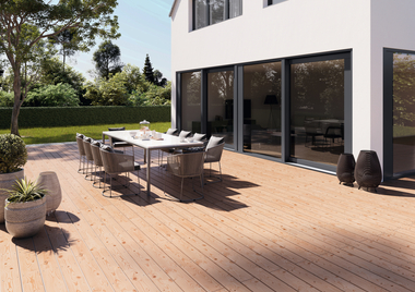 Terrassendielen aus kanadischer L?rche und Douglasie - OSMO