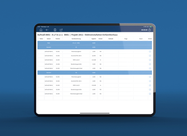 Aufma?+ APP von Streit Datentechnik - Screenshot