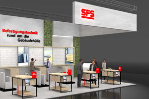  Auf der BAU präsentiert SFS seine Produkte und Systeme zur Befestigungstechnik in Halle C6 am Stand 514  