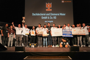 Die Dachdeckerei und Zimmerei Meier aus Lengede wurde bei der „Dachkrone” im Mai 2024 in Bielefeld in der Kategorie&nbsp; „Unternehmensnachfolge” mit dem 1. Platz ausgezeichnet 