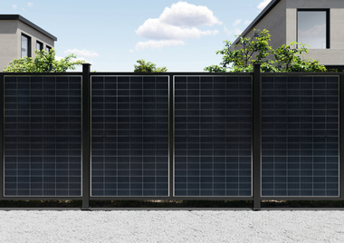 Photovoltaik-Sichtschutz „Solar-Fence“ von Osmo