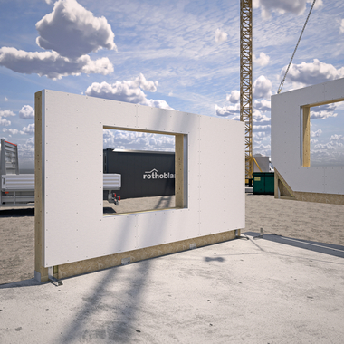 Winkelverbinder „WKR double“ von Rothoblaas auf Holz-Beton
