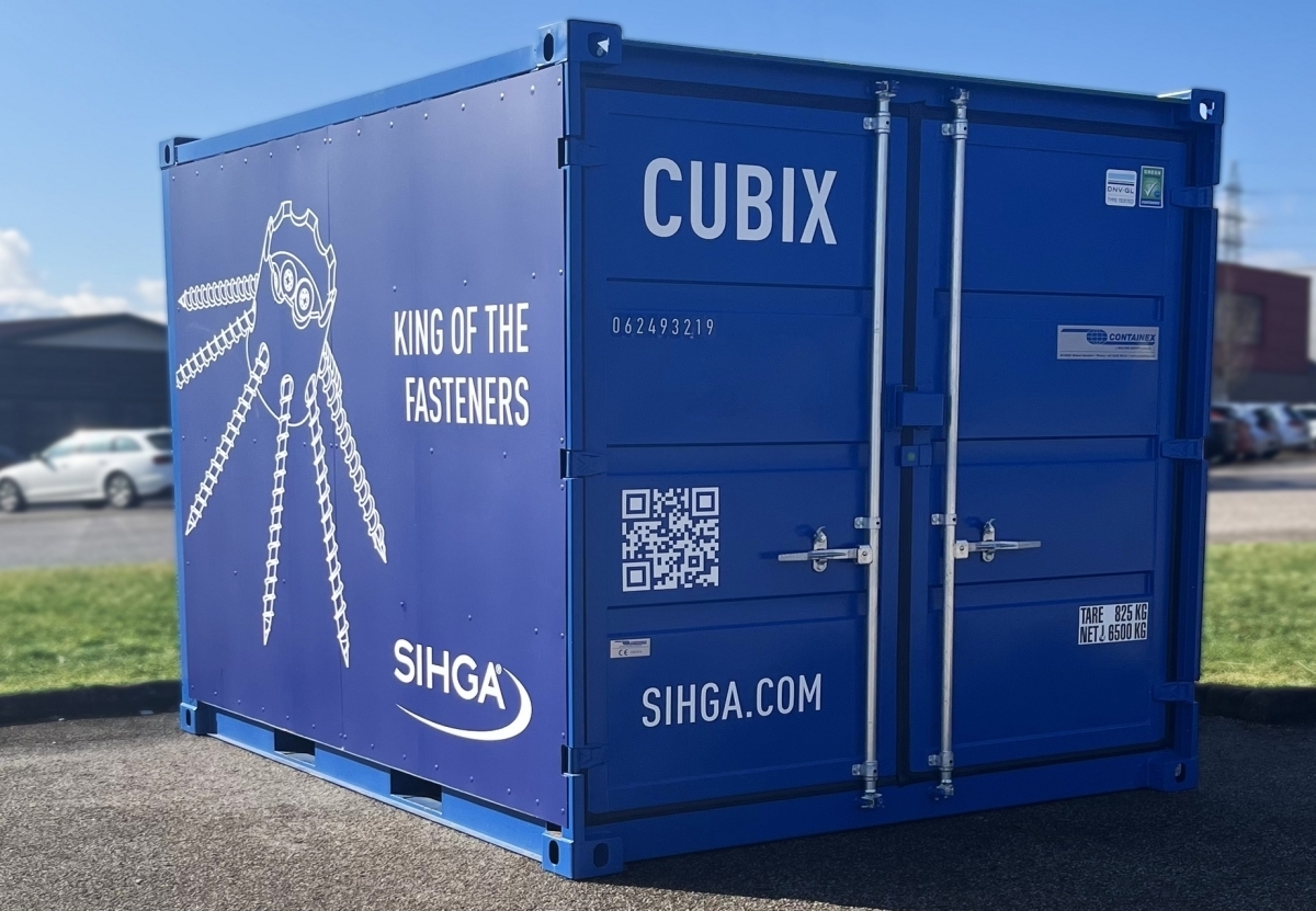 Lagercontainer „Cubix“ von Sihga 
