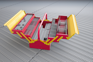  Der „Peri Up“-Gerüstbaukasten vereint die Vorteile eines Rahmen- und eines Modulgerüsts in einem System. Mit diesem modularen System, dessen Bauteile untereinander kompatibel und kombinierbar sind, deckt Peri nahezu alle Anwendungen im Fassaden-, Industrie- und Ingenieurgerüstbau ab 