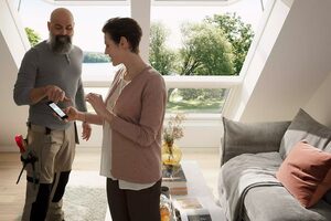  Automatische Velux Dachfenster steigern den Wohnkomfort und führen zu höherer Kundenzufriedenheit*.&nbsp;&nbsp;&nbsp;&nbsp;&nbsp;&nbsp;  