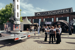  Dieses Jahr fand die „Dachkrone“-Veranstaltung in der 1410 m² großen Lokhalle des Lokschuppens und auf dem angrenzenden Freigelände statt 