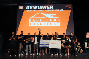  Der Dachdeckermeisterbetrieb von Victor und Nicolai Jährling aus Frankfurt am Main (auch bekannt als „Dach.Bros”) erzielte in der Kategorie „Team- und Traditionsverständnis“ den ersten Platz 