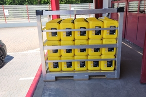  Die „Multi Box” zeichnet sich besonders durch ihre Flexibilität aus. Die Querstreben der Box sind frei positionierbar, sodass auch kleinere Güter rutschsicher transportiert werden können. Die Box hat Abmessungen von&nbsp;1320 x 920 x 1180 mm (LxBxH)  