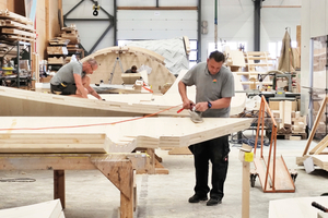  Blumer Lehmann_Stammhaus_CLT curved Produktion  