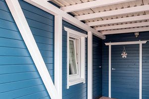  Carport in Holzbauweise mit Holzbeschichtung aus Lignodur Flexguard 871 