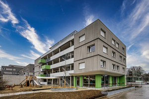  Offen, einladend, hell und modern: So präsentiert sich der Neubau in Augsburg mit Wohnungen für Mieterinnen und Mieter mit geringem Einkommen 
