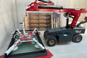  Begehbare Oberlichter Walk-Ons Glasolux Montage Mini-Kran 