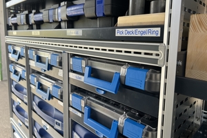  An Bord sind Produktmuster des gesamten Sihga-Sortiments zum Anschauen und Testen 