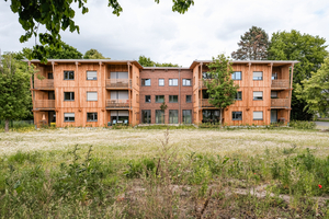  In Paderborn wurde ein geförderter Wohnungsbau in Holzbauweise mit zwölf Apartments fertiggestellt 