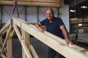  Heinz Kückmann ist Geschäftsführer der Holzbau Arnold Kriener GmbH &amp; Co. KG aus Rietberg 
