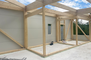  Hallenbau, Zimmerei Schmitt, Dürnnhoff 