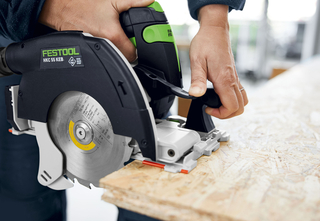 Akku-Kreissäge „HKC 55 K“ von Festool 