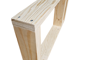  Schwelle und Raehm aus „Kerto LVL L-panel“ von Metsae Wood 