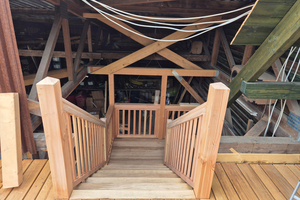  Die Arbeit macht dem Deutschen Meister viel Spaß, weil er nie das gleiche Produkt zweimal baut. Mal einen Balkon und dann mal eine Treppe, die um’s Eck geht 