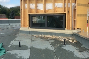  Holzkonstruktion Flachdach Bitumenabdichtung 