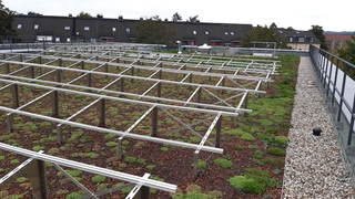 Solargrundrahmen mit Windverbaenden