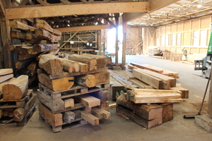  Eichen-Altholz Lagerung Altholz Knapp 