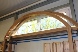  Rundbogentore mit verglasten Oberlichtern Firma Knapp Altholz 