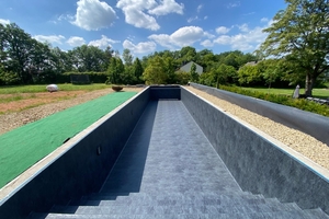  Norman Reuters Dachdeckerbetrieb hat sich unter anderem auf die Abdichtung von Pools spezialisiert 